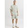 JACK & JONES ESSENTIALS regular gestreepte casual overhemd lichtgroen