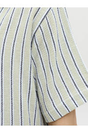 thumbnail: JACK & JONES ESSENTIALS regular gestreepte casual overhemd lichtgroen