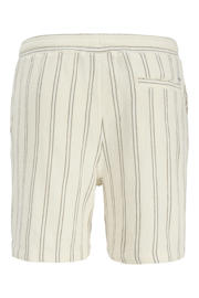 thumbnail: JACK & JONES PANTS STUDIO JPSTJAIDEN relaxed gestreepte casual short gebreid ecru