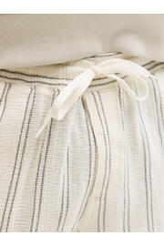 thumbnail: JACK & JONES PANTS STUDIO JPSTJAIDEN relaxed gestreepte casual short gebreid ecru
