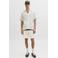 JACK & JONES PANTS STUDIO JPSTJAIDEN relaxed gestreepte casual short gebreid ecru
