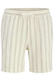 thumbnail: JACK & JONES PANTS STUDIO JPSTJAIDEN relaxed gestreepte casual short gebreid ecru