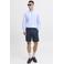 JACK & JONES PANTS STUDIO JPSTBOWIE regular chino short donkerblauw