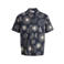 JACK & JONES loose casual overhemd donkerblauw
