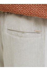 thumbnail: JACK & JONES PANTS STUDIO JPSTACE tapered chino short met linnen beige
