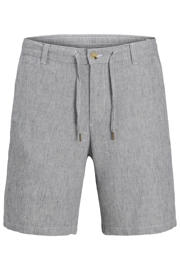thumbnail: JACK & JONES PANTS STUDIO JPSTACE tapered chino short met linnen blauw
