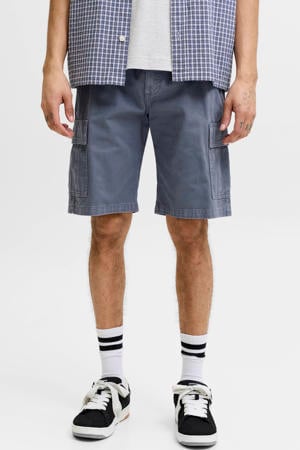 JPSTCOLE relaxed cargo short grijsblauw