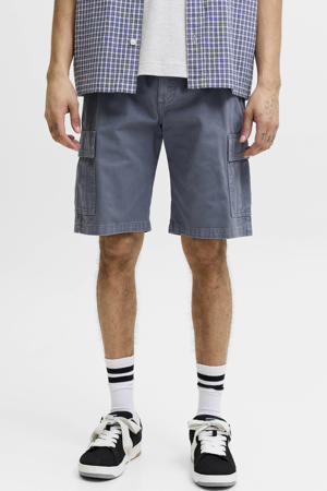 JPSTCOLE relaxed cargo short grijsblauw