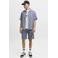 JACK & JONES PANTS STUDIO JPSTCOLE relaxed cargo short grijsblauw