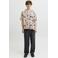 JACK & JONES loose casual overhemd beige