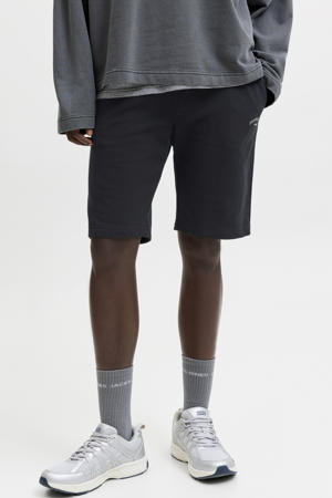 JPSTGORDON regular sweatshort zwart