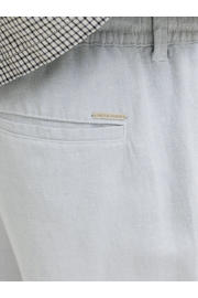 thumbnail: JACK & JONES PANTS STUDIO JPSTACE tapered chino short met linnen lichtblauw