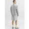 JACK & JONES PANTS STUDIO JPSTACE tapered chino short met linnen lichtblauw