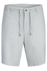 thumbnail: JACK & JONES PANTS STUDIO JPSTACE tapered chino short met linnen lichtblauw