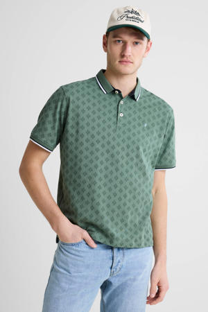slim polo groen