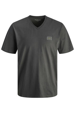 regular T-shirt antraciet