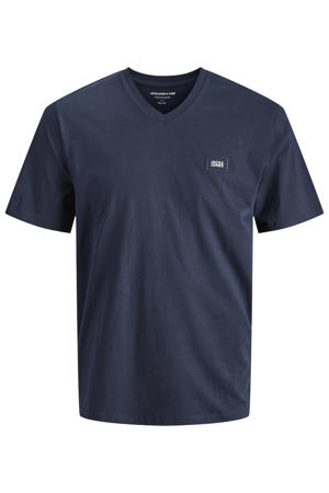 regular T-shirt donkerblauw