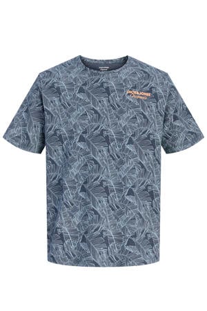 regular T-shirt donkerblauw