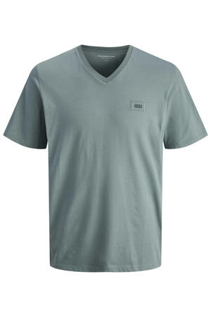 regular T-shirt grijsgroen