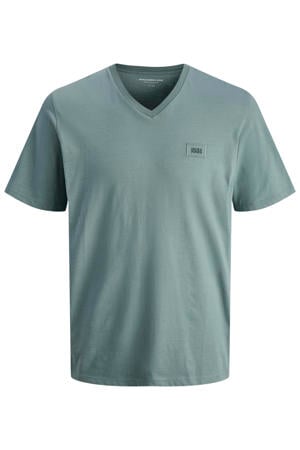 regular T-shirt grijsgroen