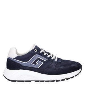 Arnhem suède sneakers donkerblauw