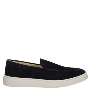 Wave suède loafers donkerblauw