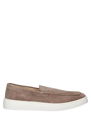 Wave suède loafers taupe