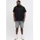 JACK & JONES PLUS SIZE regular casual overhemd met linnen zwart
