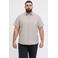 JACK & JONES PLUS SIZE regular casual overhemd met linnen beige