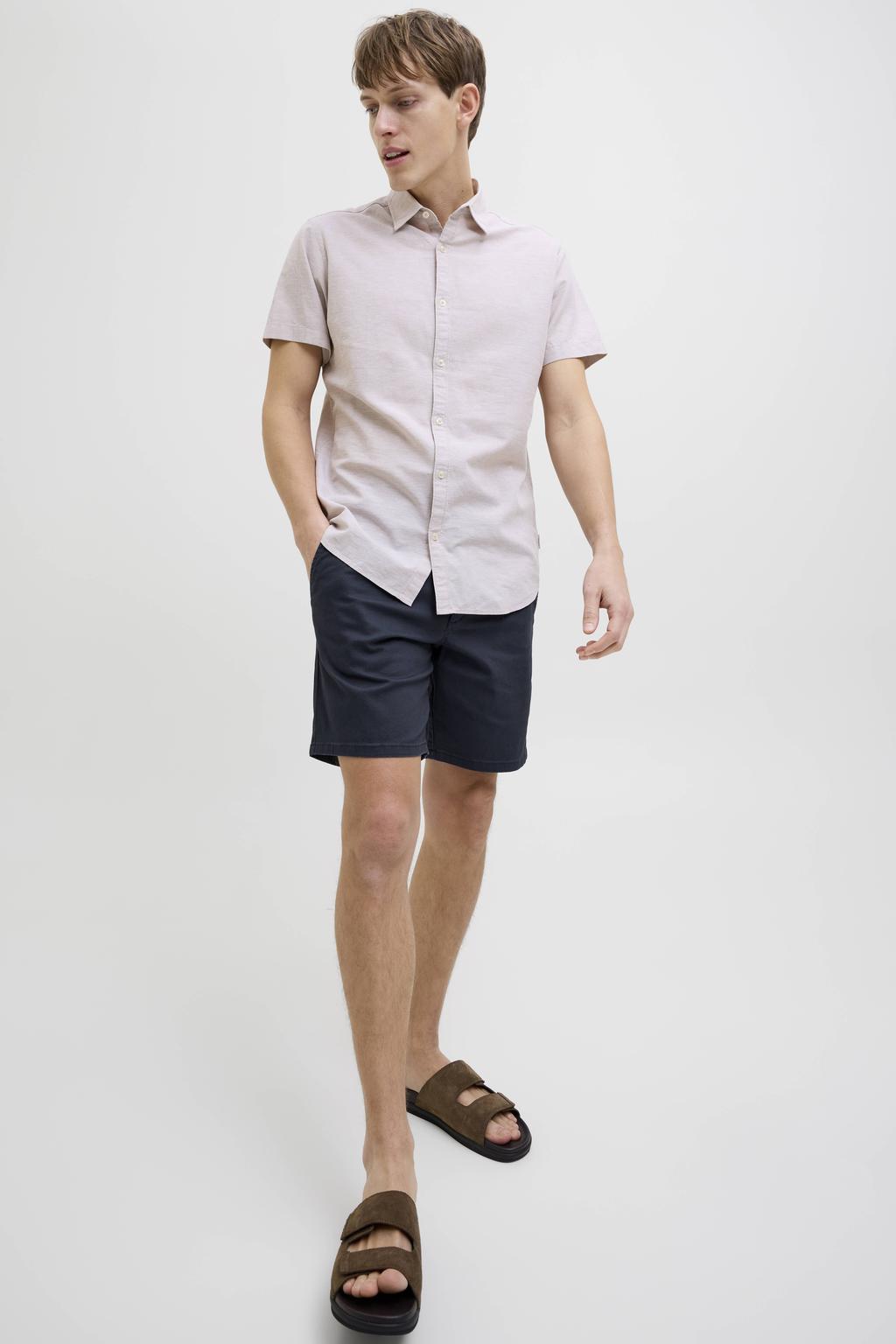 JJ REBEL JREBSHARP regular chino short donkerblauw