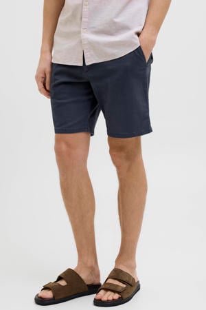 JREBSHARP regular chino short donkerblauw