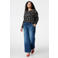 MS Mode top met stippen zwart