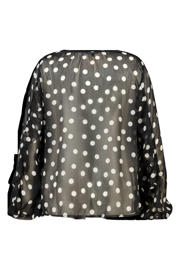 thumbnail: MS Mode blouse met stippen zwart