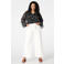 MS Mode blouse met stippen zwart