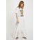 Morgan T-shirt met glitter wit