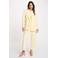 Morgan straight high waist pantalon lichtgeel