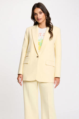 oversized blazer lichtgeel