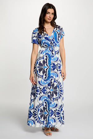 maxi jurk met paisley print ecru