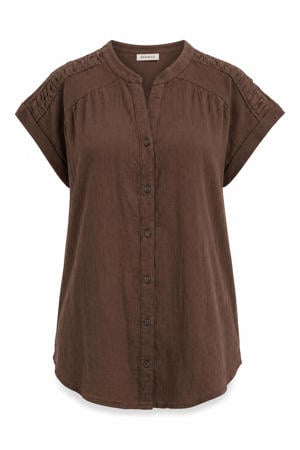 blouse Plus Size - bruin
