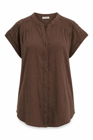 blouse Plus Size - bruin