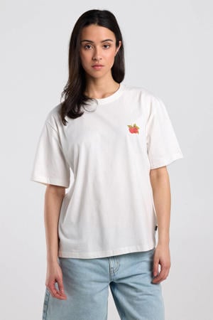 T-shirt met backprint wit