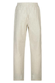 thumbnail: America Today Phillon straight casual broek met linnen wit