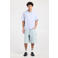 America Today relaxed gestreept casual overhemd wit