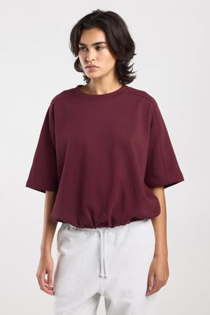 T-shirt donkerrood
