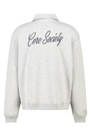 thumbnail: America Today sweater met backprint grijs