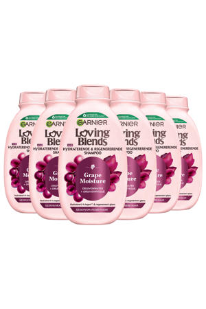 Grape Moisture shampoo – Voor gedehydrateerd haar - 6 x 300ml