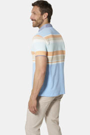 thumbnail: Babista LORIENZA regular fit gestreepte polo Plus Size - lichtblauw