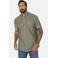 Jan Vanderstorm +FIT Collectie regular casual overhemd olijfgroen