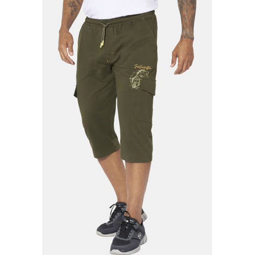 Jan Vanderstorm Bandule casual capri olijfgroen afbeelding