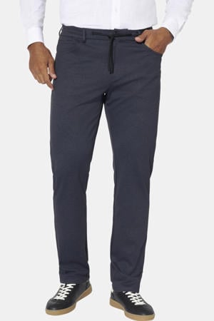 +FIT Collectie KROSON regular casual broek zwart